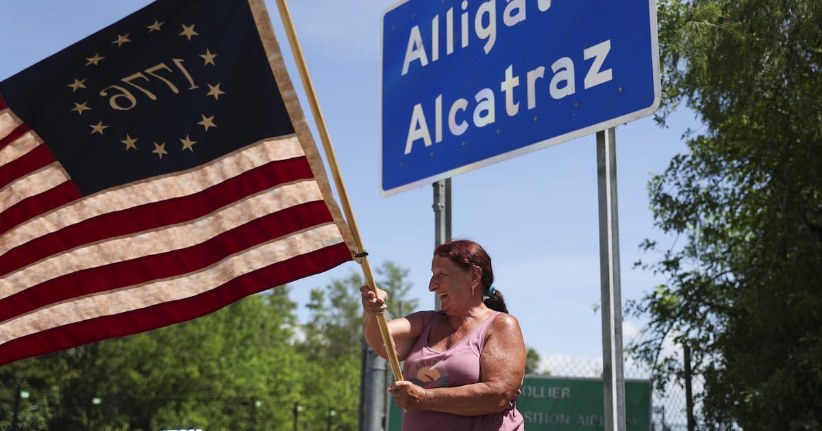 Expulsion flights from Florida’s ‘Alligator Alcatraz’ apprehension center have actually started, DeSantis states